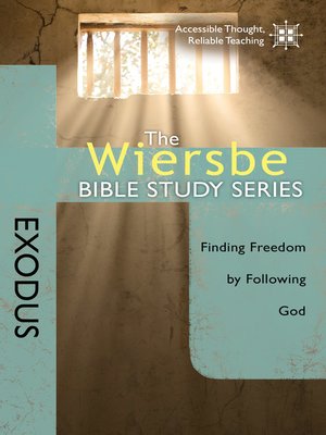 cover image of The Wiersbe Bible Study Series: Exodus